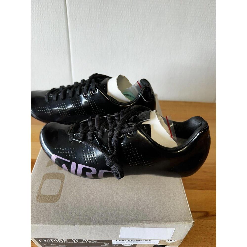 Giro Empire Women's ACC Carbon Road Cycling Shoes Black Size 6.5 US New